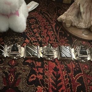 Sterling  silver 925 Black Men's Bracelet